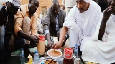 المسار نيوز البرهان في برش الشعب.