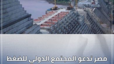 المسار نيوز مصر تدعو المجتمع الدولي للضغط على إثيوبيا حول سد النهضة