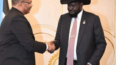 المسار نيوز رئيس جمهورية جنوب السودان يلتقي الفريق بحري مهندس إبراهيم جابر