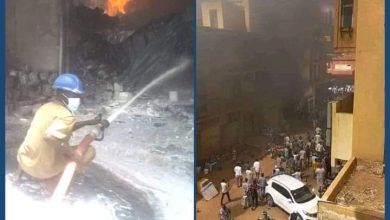 المسار نيوز الدفاع المدنى ولاية الخرطوم يسيطر على حريق كبير بعمارة السلام