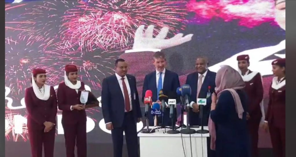 شركة طيران سودانية تدشن رحلاتها الي بريطانيا 1 المسار نيوز شركة طيران سودانية تدشن رحلاتها الي بريطانيا