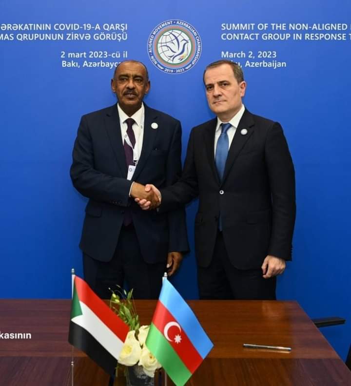 المسار نيوز وزير الخارجية المكلف يلتقي وزير خارجية أذربيجان
