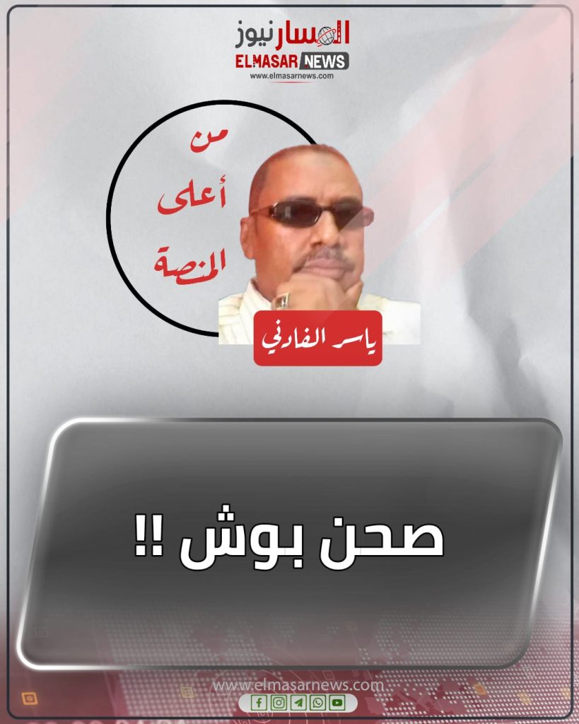 صحن بوش !! 1 المسار نيوز صحن بوش !!