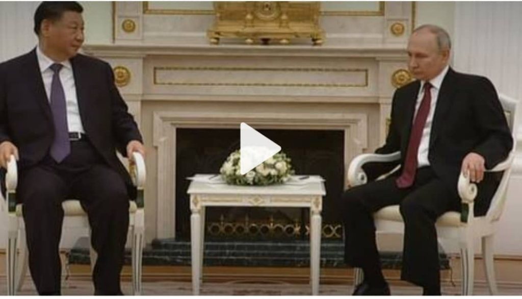 الرئيس الصيني شي جين بينغ يصل إلى الكرملين ويجتمع مع الرئيس بوتين 1 المسار نيوز الرئيس الصيني شي جين بينغ يصل إلى الكرملين ويجتمع مع الرئيس بوتين