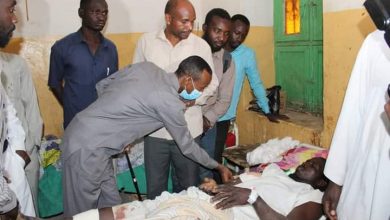 المسار نيوز نائب والي غرب دارفور يزور مصابي كندبي بمستشفى الجنينة