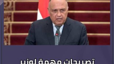 المسار نيوز تصريحات مهمة لوزير الخارجية المصري حول الازمة السودانية