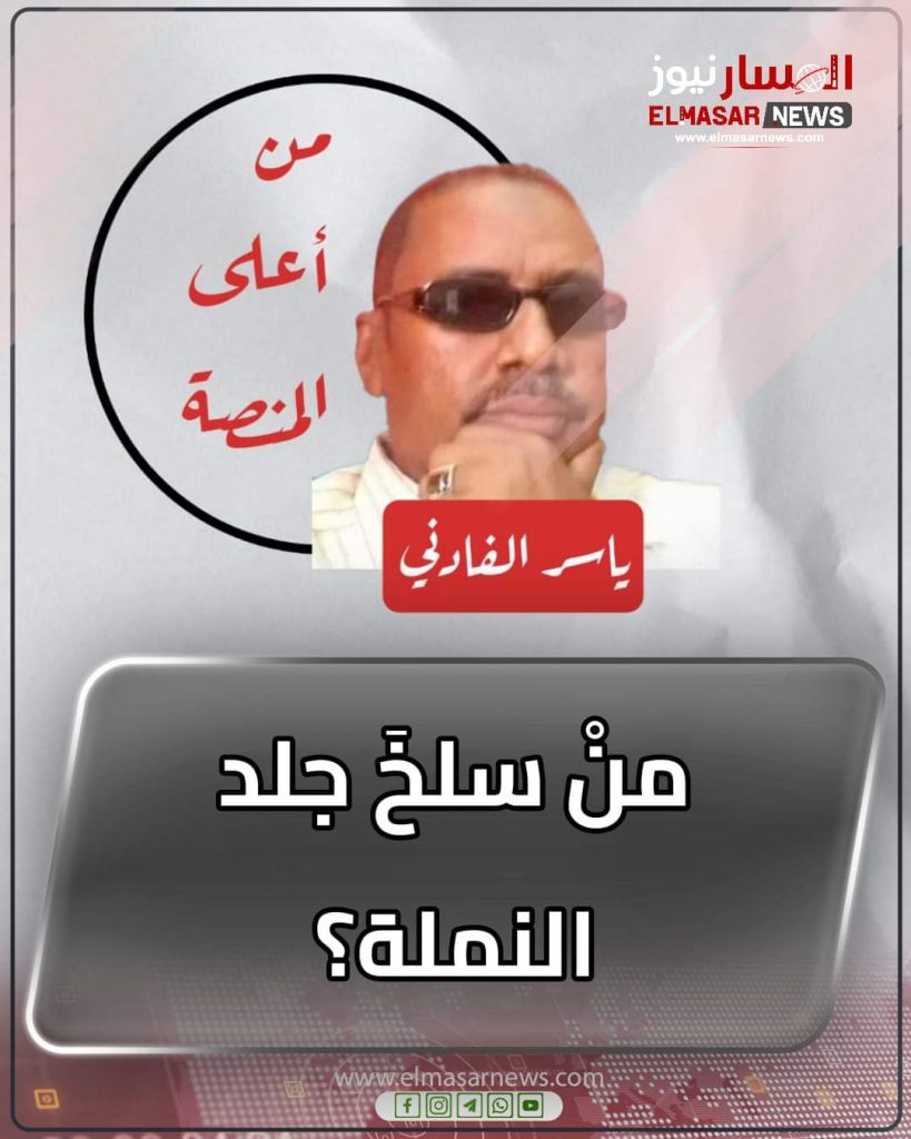 منْ سلخَ جلد النملة؟ 1 المسار نيوز منْ سلخَ جلد النملة؟
