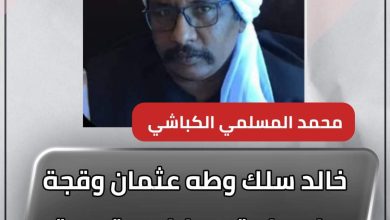 المسار نيوز خالد سلك وطه عثمان وقجة وابوجلحة عصابات متمردة تتبادل الادوار