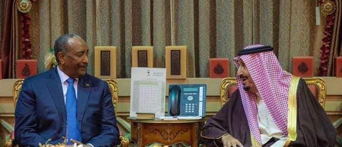 رئيس مجلس السيادة يبعث برقية شكر وتقدير لخادم الحرمين الشريفين 1 المسار نيوز رئيس مجلس السيادة يبعث برقية شكر وتقدير لخادم الحرمين الشريفين